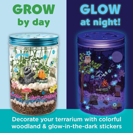 Creativity for Kids Grow `N Glow Terrarium Science Kit Kids Standard Educational